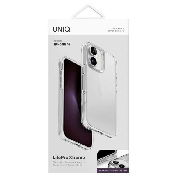Uniq LifePro Xtreme iPhone 16 Case - Cleareng