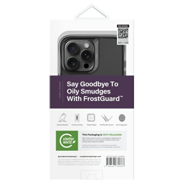 Uniq LifePro Xtreme Magclick Charging Case for iPhone 16 Pro Max - Grayeng