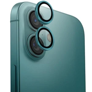 Uniq Optix Aluminum Camera Lens Protector with Applicator for iPhone 16 / iPhone 16 Plus - Greeneng