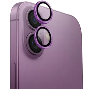 Uniq Optix Aluminum Camera Lens Protector with Applicator for iPhone 16 / iPhone 16 Plus - Pinkeng