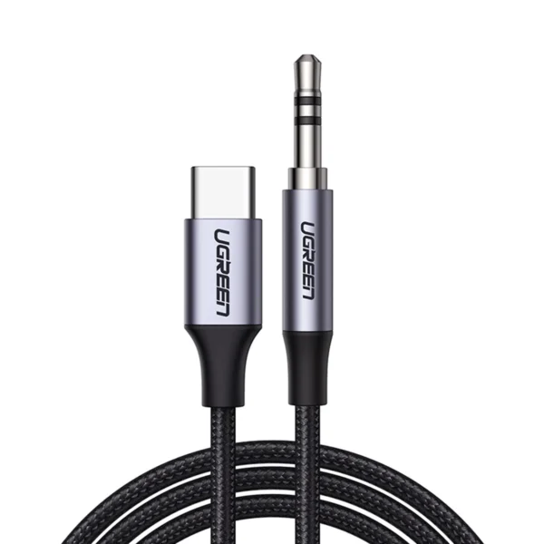 Ugreen cable USB C - mini jack 3.5mm 1m gray (AV143)eng