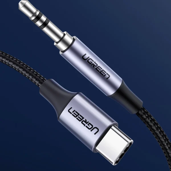 Ugreen cable USB C - mini jack 3.5mm 1m gray (AV143)eng