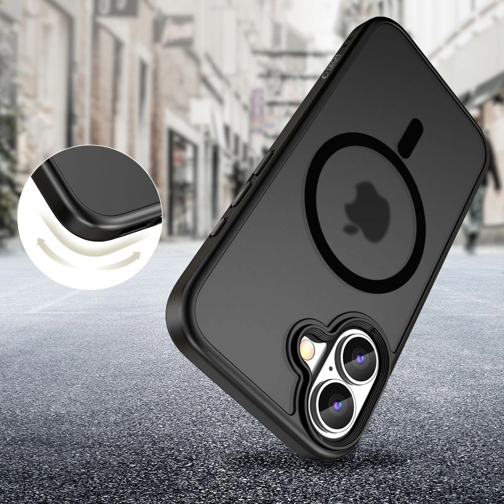 Tech-Protect MagMat MagSafe iPhone 16 Plus Case - Blackeng