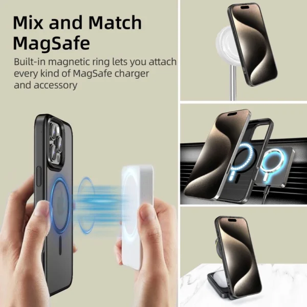 Tech-Protect MagMat MagSafe Case for iPhone 16 Pro Max - Blackeng