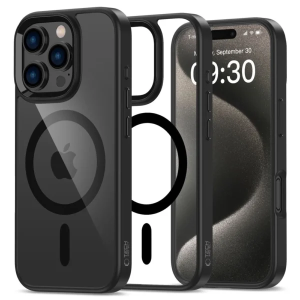 Tech-Protect MagMat MagSafe iPhone 16 Pro Case - Cleareng