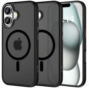 Tech-Protect MagEdge MagSafe iPhone 16 Case - Semi-Transparenteng