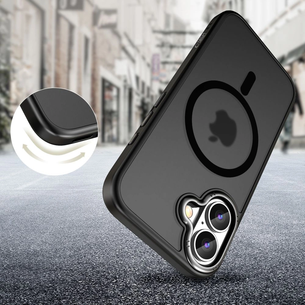 Tech-Protect MagEdge MagSafe iPhone 16 Case - Semi-Transparenteng