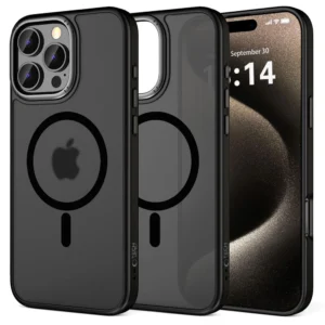 Tech-Protect MagEdge MagSafe iPhone 16 Pro Max Case - Semi-Transparenteng