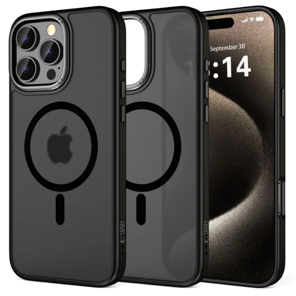 Tech-Protect MagEdge MagSafe iPhone 16 Pro Max Case - Semi-Transparenteng