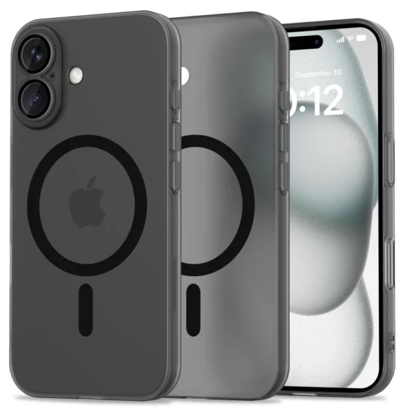 Tech-Protect MagSlim MagSafe iPhone 16 Case - Blackeng