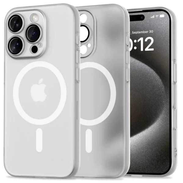 Tech-Protect MagSlim MagSafe Case for iPhone 16 Pro Max - Whiteeng