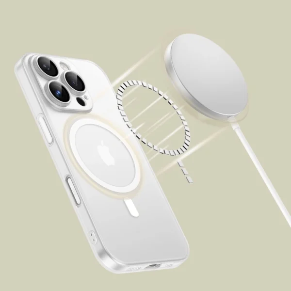 Tech-Protect MagSlim MagSafe Case for iPhone 16 Pro Max - Whiteeng