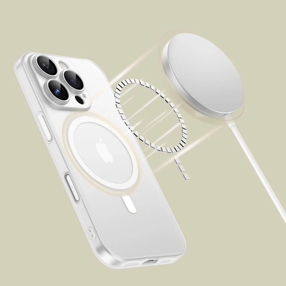 Tech-Protect MagSlim MagSafe Case for iPhone 16 Pro Max - Whiteeng