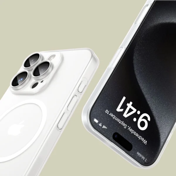 Tech-Protect MagSlim MagSafe Case for iPhone 16 Pro Max - Whiteeng