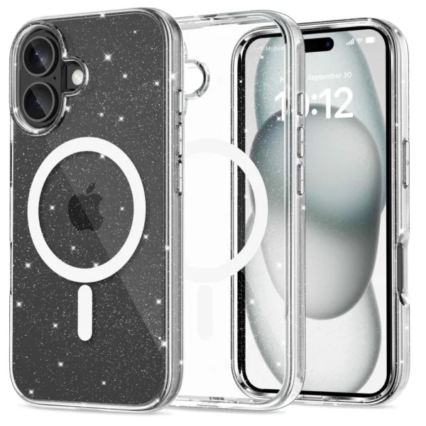 Tech-Protect FlexAir Hybrid MagSafe iPhone 16 Case - Cleareng