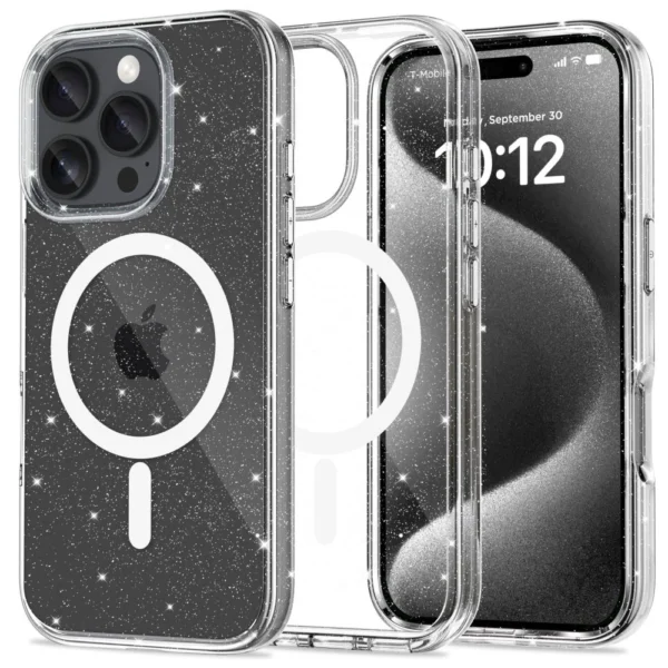 Tech-Protect FlexAir Hybrid MagSafe Case for iPhone 16 Pro Max - Cleareng