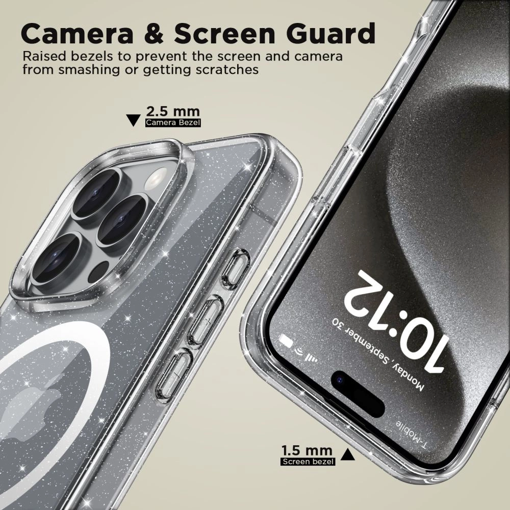 Tech-Protect FlexAir Hybrid MagSafe Case for iPhone 16 Pro Max - Cleareng