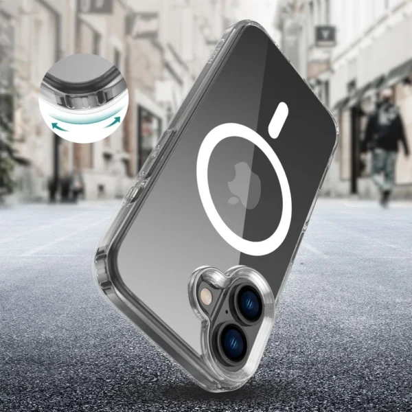 Tech-Protect FlexAir Hybrid MagSafe iPhone 16 Case - Cleareng