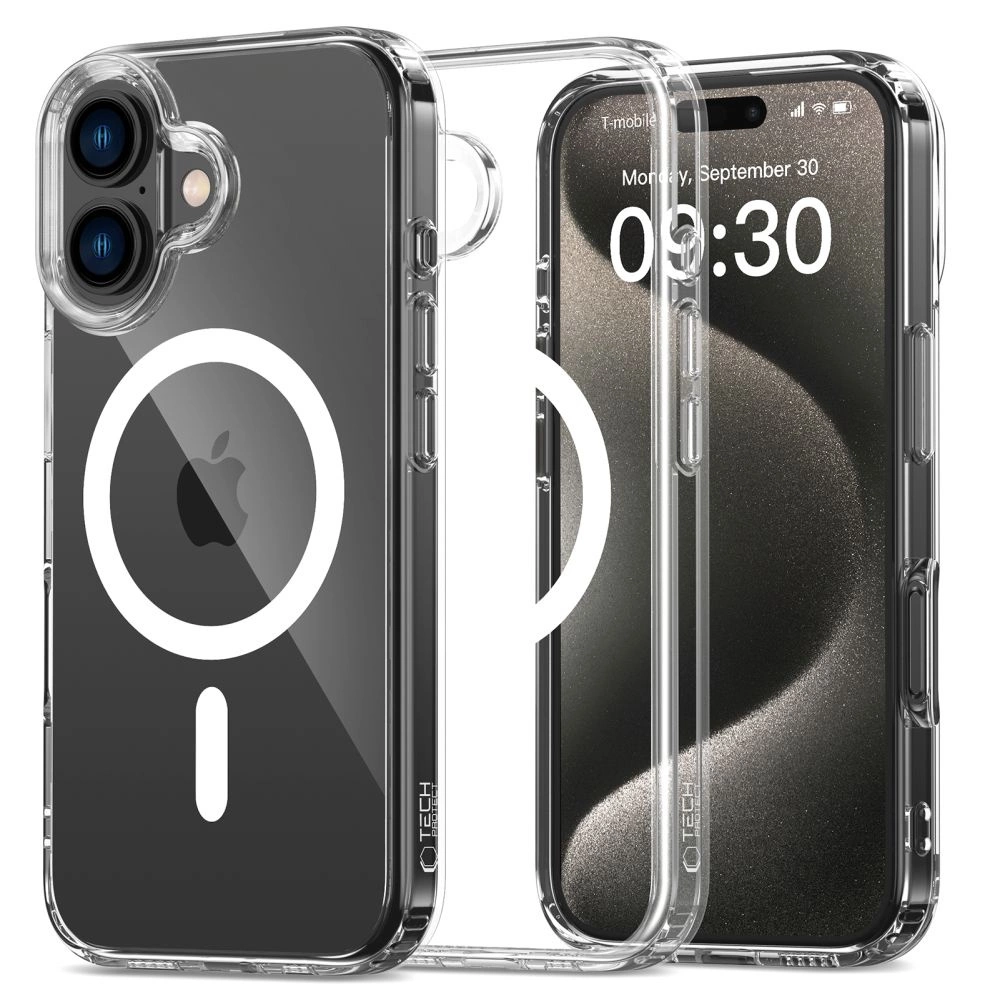 TECH-PROTECT FLEXAIR HYBRID MAGSAFE IPHONE 16 PLUS CLEAReng