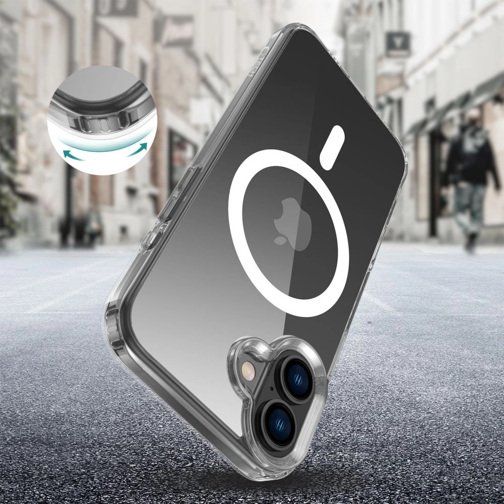 TECH-PROTECT FLEXAIR HYBRID MAGSAFE IPHONE 16 PLUS CLEAReng