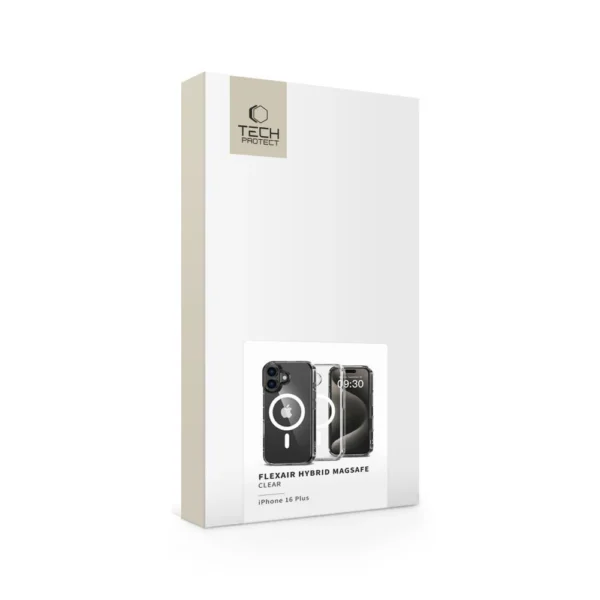 TECH-PROTECT FLEXAIR HYBRID MAGSAFE IPHONE 16 PLUS CLEAReng