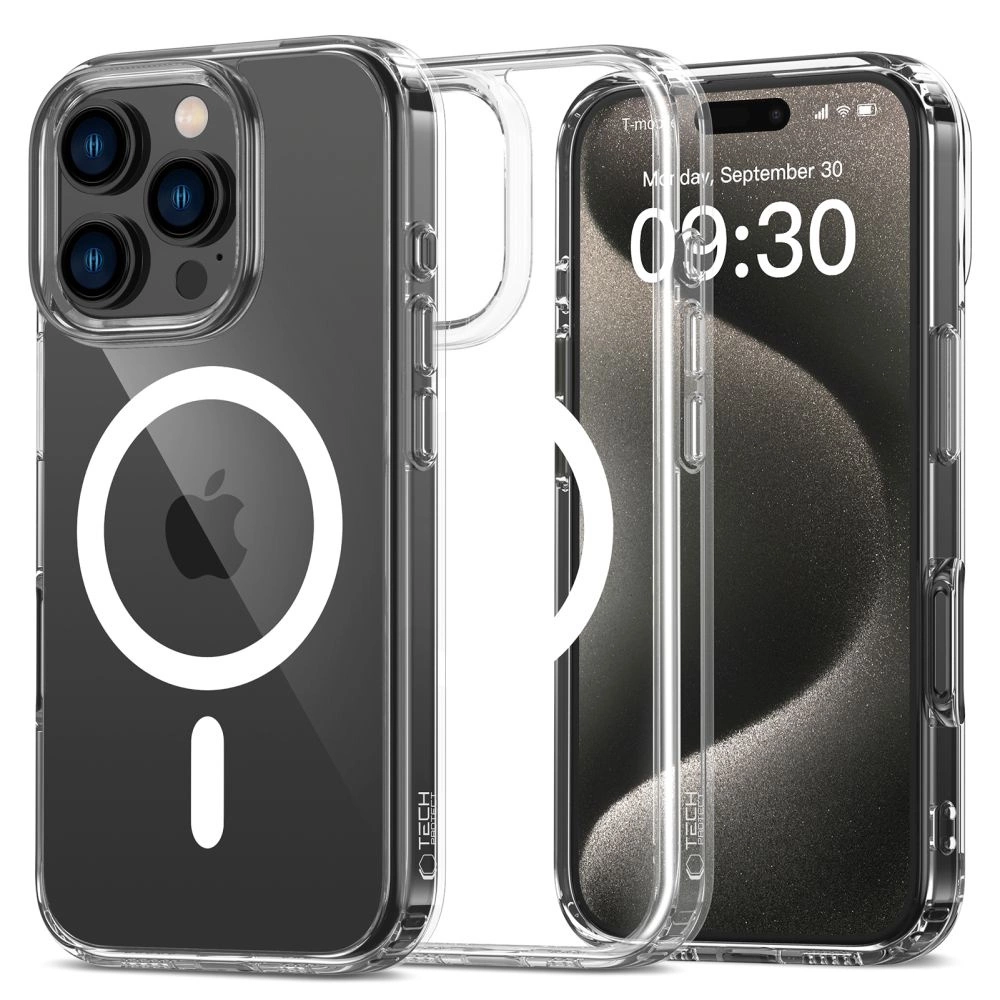 Tech-Protect FlexAir Hybrid MagSafe Case for iPhone 16 Pro Max - Cleareng