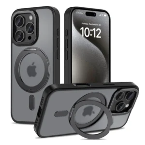 Tech-Protect MagRing MagSafe Case with Stand for iPhone 16 Pro Max - Blackeng