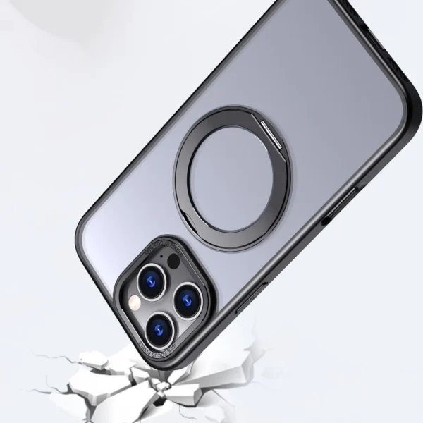 Tech-Protect MagRing MagSafe Case with Stand for iPhone 16 Pro Max - Blackeng