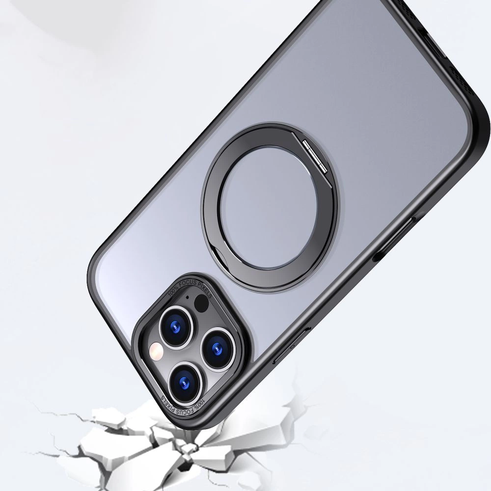 Tech-Protect MagRing MagSafe Case with Stand for iPhone 16 Pro Max - Blackeng