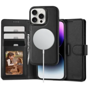 Tech-Protect Wallet MagSafe case with wallet for iPhone 16 Pro Max - blackeng