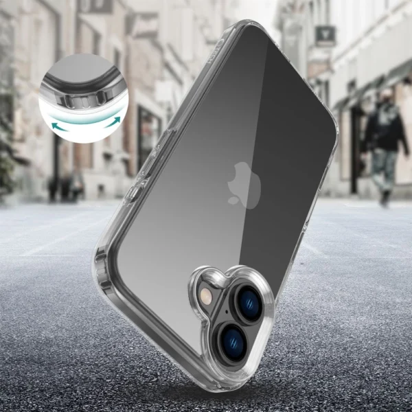 Tech-Protect FlexAir Hybrid Case for iPhone 16 - Cleareng