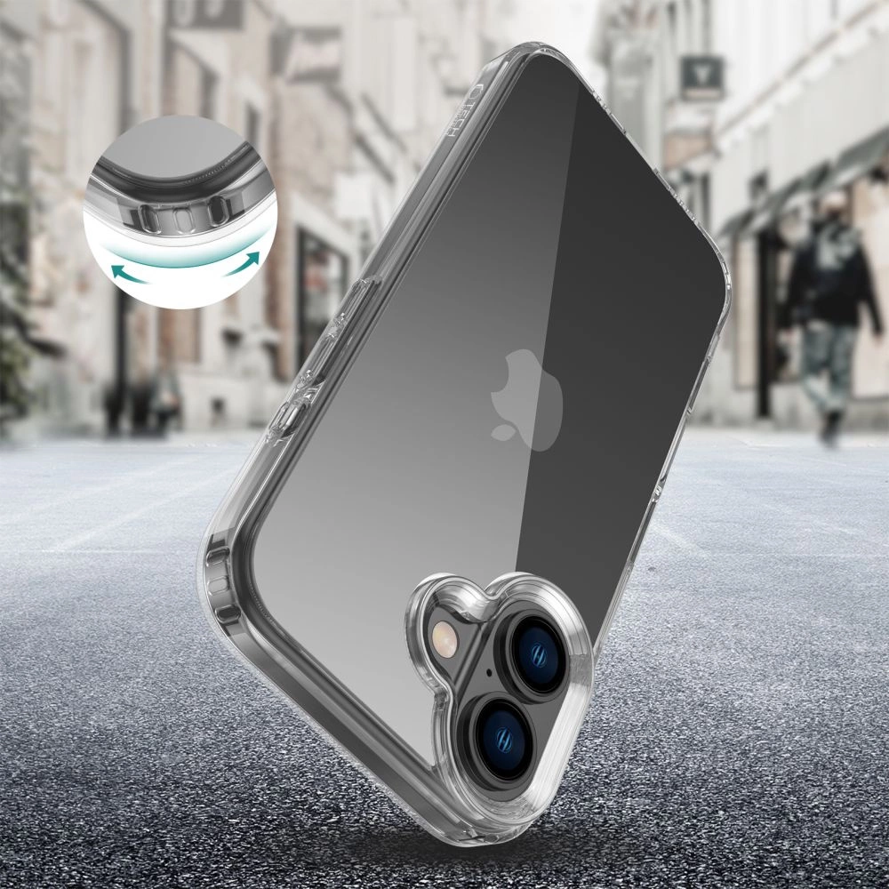 Tech-Protect FlexAir Hybrid Case for iPhone 16 - Cleareng