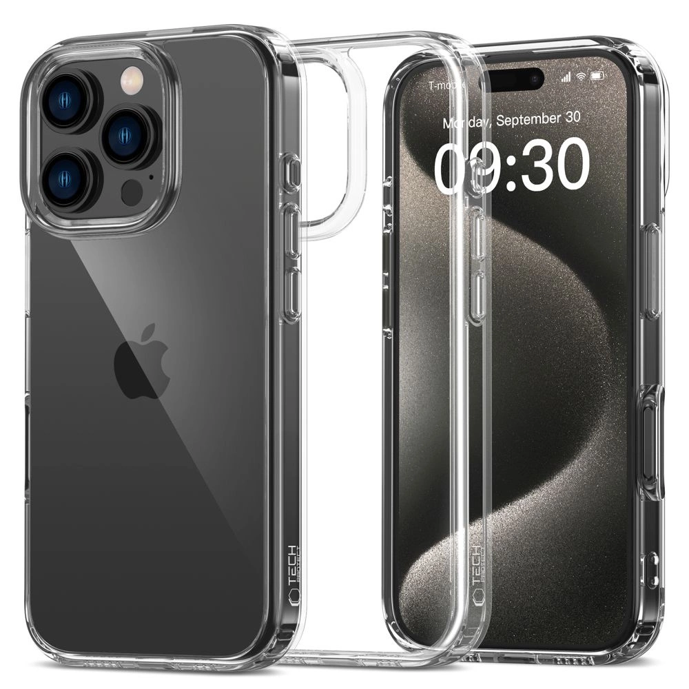 Tech-Protect FlexAir Hybrid iPhone 16 Pro Max Case - Cleareng