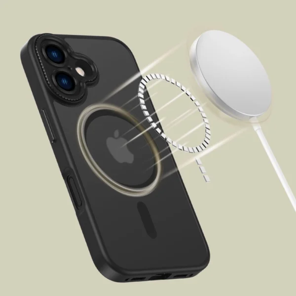 Tech-Protect MagCam MagSafe iPhone 16 Case - Semi-Transparenteng