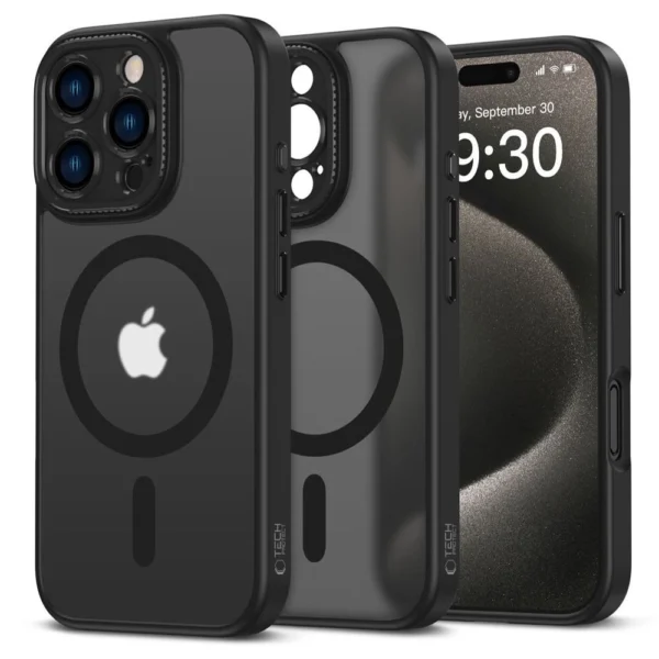 Tech-Protect MagCam MagSafe iPhone 16 Pro Max Case - Semi-Transparenteng