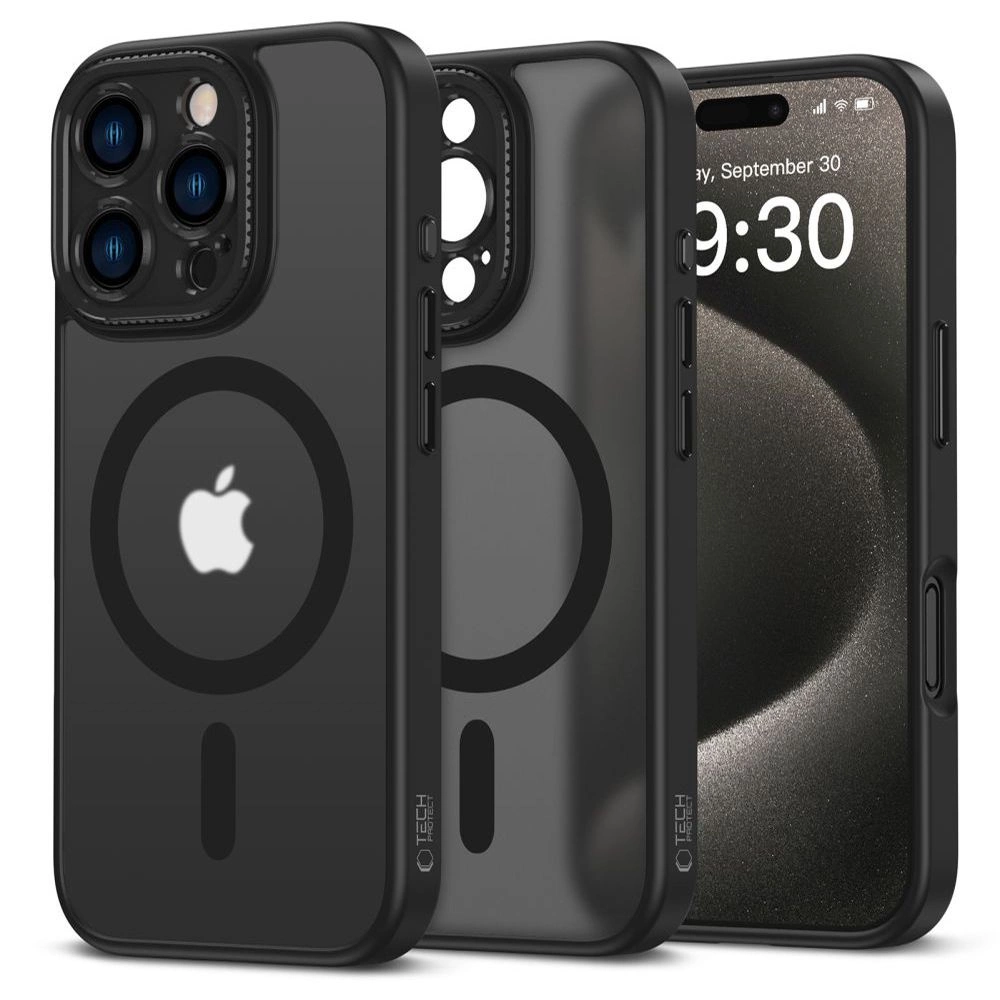 Tech-Protect MagCam MagSafe iPhone 16 Pro Max Case - Semi-Transparenteng