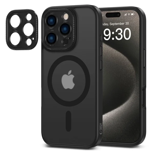 Tech-Protect MagCam MagSafe iPhone 16 Pro Max Case - Semi-Transparenteng