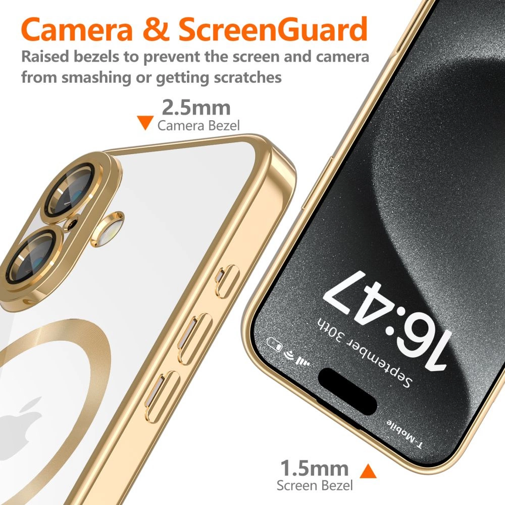 Tech-Protect MagFlex MagSafe iPhone 16 Case - Goldeng