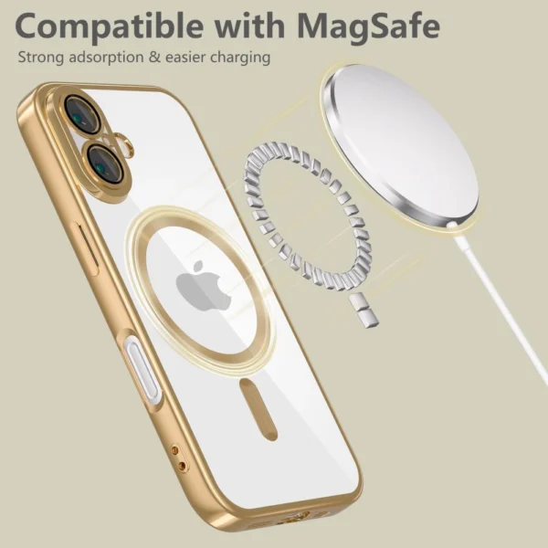 Tech-Protect MagFlex MagSafe iPhone 16 Case - Goldeng