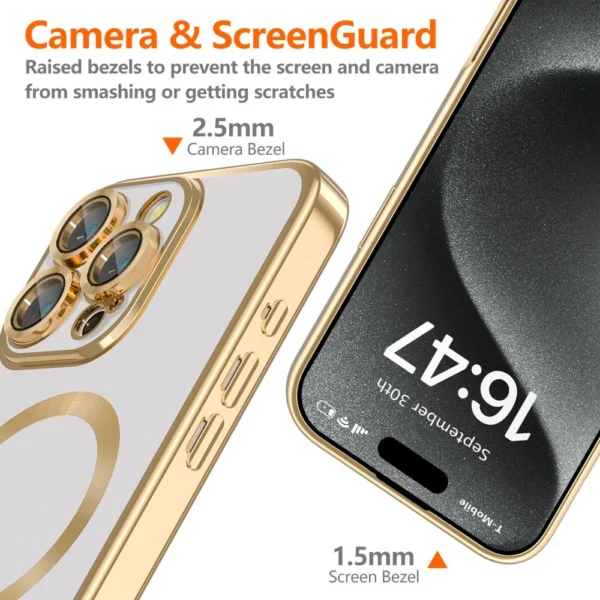 Tech-Protect MagFlex MagSafe iPhone 16 Pro Case - Goldeng