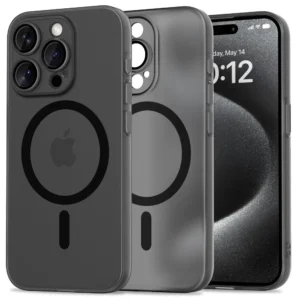 Tech-Protect MagSlim MagSafe iPhone 15 Pro Case - Blackeng