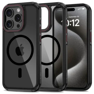 Tech-Protect MagHybrid MagSafe iPhone 15 Pro Case - Blackeng