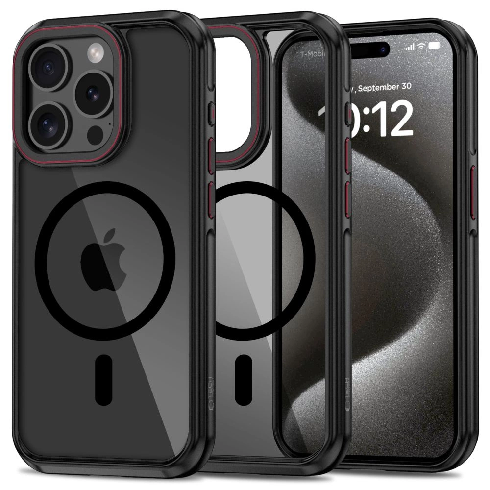 Tech-Protect MagHybrid MagSafe iPhone 15 Pro Case - Blackeng