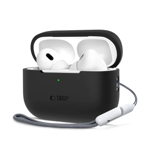 Tech-Protect Silicone Case for Apple AirPods Pro 1 / 2 - Blackeng