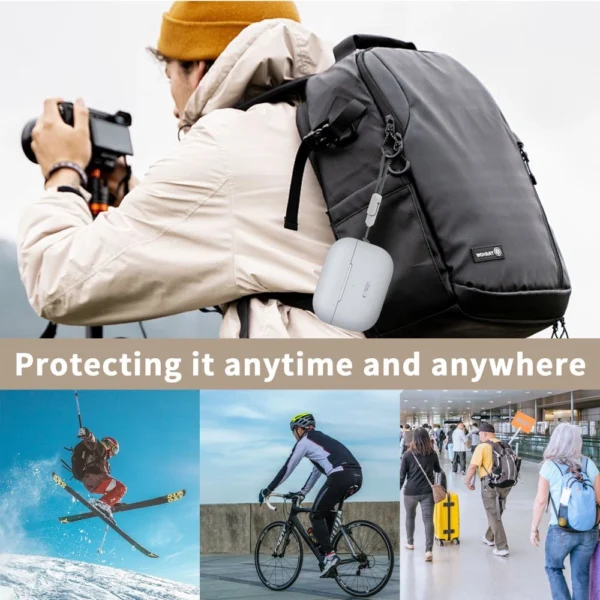Tech-Protect Silicone Case for Apple AirPods Pro 1 / 2 - Grayeng