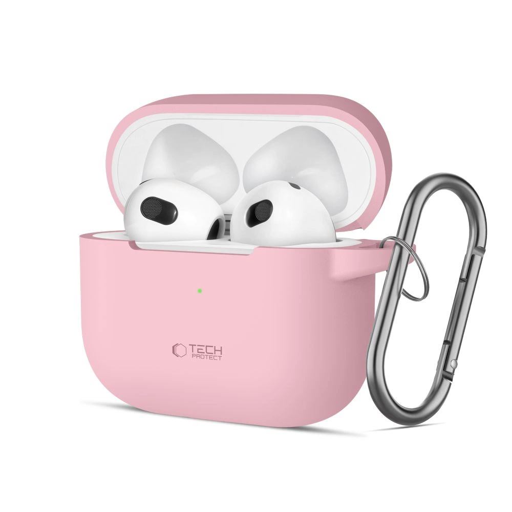 Tech-Protect Silicone Hook Case for Apple AirPods 3 - Pinkeng