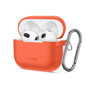 Tech-Protect Silicone Hook Case for Apple AirPods 3 - Orangeeng