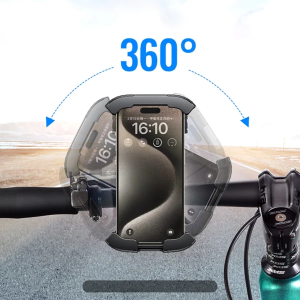 Ugreen universal bike phone holder for bicycle motorcycle handlebar black (LP494 black)eng