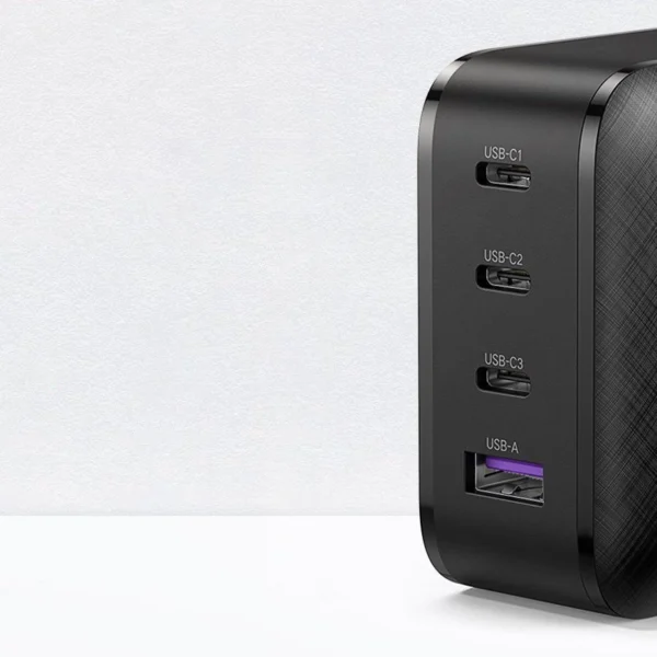 Ugreen fast charger GaN PPS 65W USB / 3x USB Type C QC 3.0 Power Delivery SCP FCP AFC (gallium nitride) black (CD224 70774)eng
