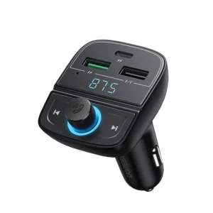 Ugreen FM Transmitter Bluetooth 5.0 MP3 car charger 3x USB TF micro SD 4.8 A black (CD229)eng